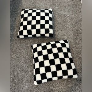 Checkered Decorative Pillows
